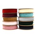thumbnail image 7 of Yhmxh 22 Yard Velvet Ribbon Vintage Christmas Velvet Ribbon Rolls for DIY Crafts, Soft Single Face, Non-Fading for Christmas Tree Bows, Box Gift Wrapping, Wedding Party Decoration, 2/5" Wide, 7 of 7