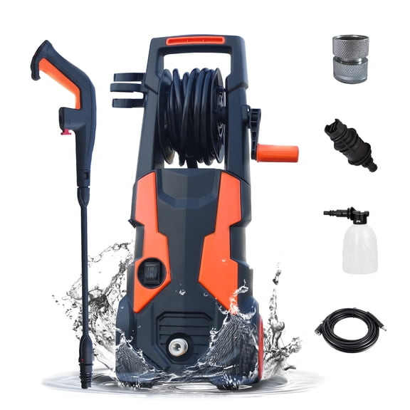 ONAIL Electric Pressure Washer,2800 PSI Extreme Cleaning Power & 2.0 GPM High Flow Rate,5 Quick Connect Nozzles, for Cars, Patios, and Floor Cleaning