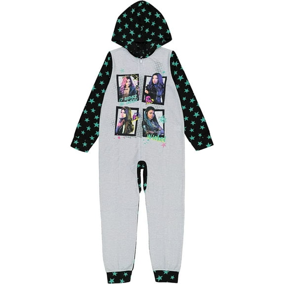 Disney Descendants Hooded Blanket Sleeper, Wicked Girls, 8