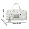 thumbnail image 2 of Polka Dot Pencil Case, Cute Kawaii Stationery Organizer Bag, Portable Pen Holder Pouch For Women Daily Stationery Storage, 2 of 3