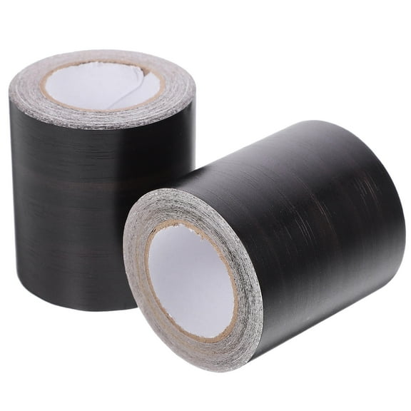 HEMOTON 2 Rolls Self-adhesive Baseboard Trims Floor Skirting Boards Wall Baseboard Stickers(5 Meters)