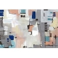 thumbnail image 2 of Lera 14x11 White Modern Wood Framed Museum Art Print Titled - Intertwining Grid I, 2 of 4
