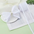thumbnail image 5 of 2ms Elastic Polyester Mesh Ribbons Tulle Fabric Roll for Clothing Decoration White 2-1/8 inch(55mm), 5 of 7
