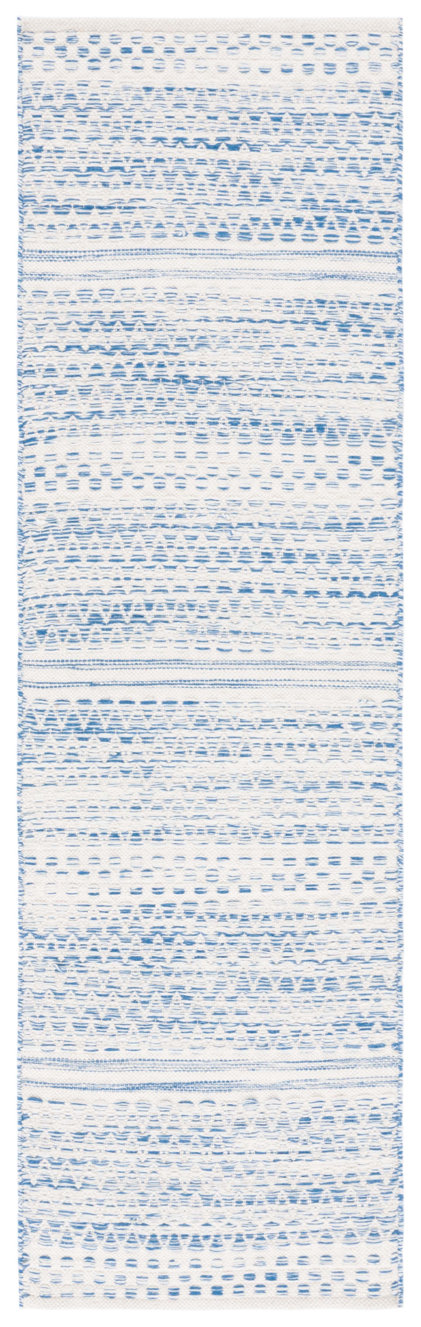 Safavieh Kilim Blazhe Tribal Runner Rug, Ivory/Blue, 2'3" x 8'