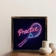 thumbnail image 6 of Tennis Racket Neon Wooden Sign Wall Plaque - Vintage Art Decoration, Wall Decoration - Ideal Gift For Home Decoration, Living Room, Bathroom, Bedroom, Garden, Dining, Bar, Cafe, Festival Party Deco, 6 of 7