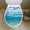 B, variant on Cififendec Ocean Seashell Starfish Toilet Tank Decal, 11.8", Removable Waterproof Beach Bubble Print Bathroom Sticker for Restroom Nautical Decor