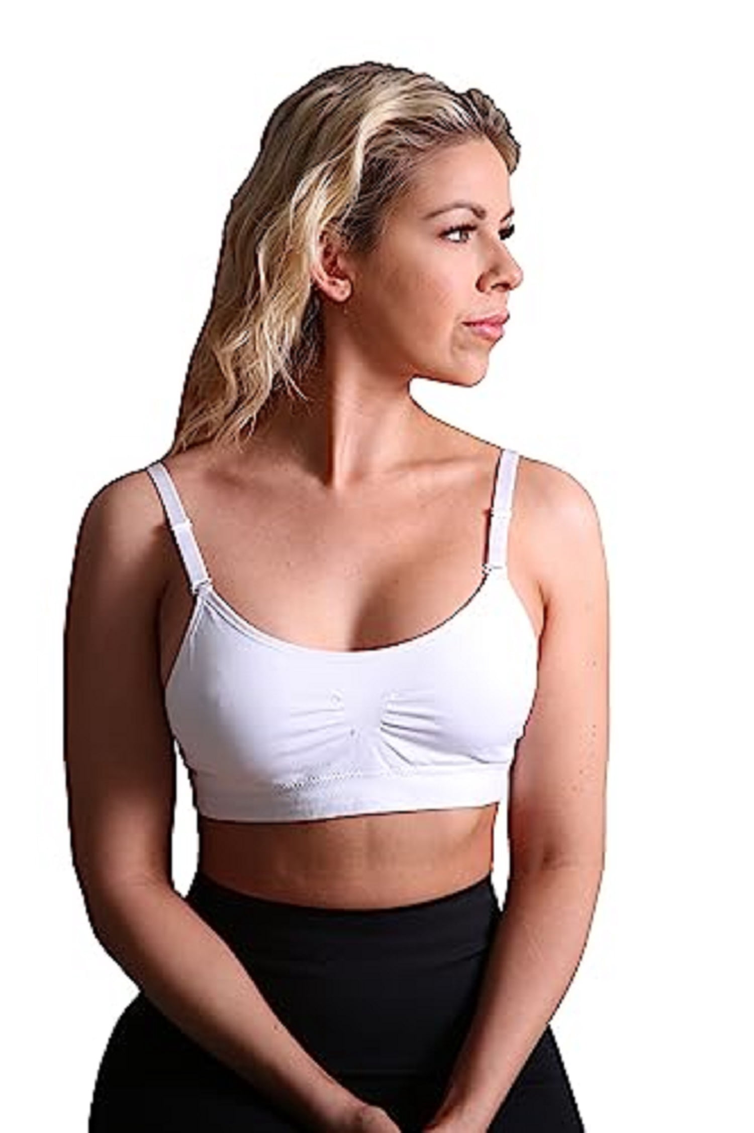 JOY BRA LACE Back Scoopneck Full Coverage Bra for Women 28A to 36DD Wear Bra Everday (White)