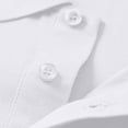 thumbnail image 6 of hotojiny Mens Golf Shirt Quick-Dry Short Sleeve Stretch Top Collared Athletic T-Shirt Lightweight Solid Color Workout Tee(White AA2,X-Large), 6 of 7