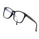 thumbnail image 2 of Gafas de bloqueo de luz azul aspecto esmerilado gafas de ordenador negras ligeras marco de plástico para oficina ANGGREK  AL4553, 2 of 8