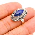 thumbnail image 3 of StarGems&reg; Natural Lapis Lazuli Handmade 925 Sterling Silver Ring 7 F0040, 3 of 7
