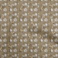 thumbnail image 1 of oneOone Cotton Flex Light Brown Fabric Leaves Diy Clothing Quilting Fabric Print Fabric By Yard 40 Inch Wide, 1 of 4
