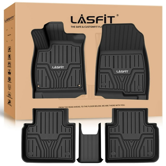 Alfombrillas LASFIT para Honda Accord Sedan 2018-2022 de TPE, color negro