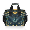 thumbnail image 7 of FORMRS Insulated Cooler Bag 24 Cans Capacity Soft Leakproof Lunch Box with Side Pockets, Green Dragon Flowers, 7 of 7