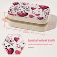 thumbnail image 5 of Valentine's Day Velvet Portable Jewelry Stand with Removable Compartment – Display Case, Organizer, and Gift, 5 of 7