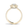 thumbnail image 3 of 1-1/4 Carat T.W. Diamond Double Halo 14kt Yellow Gold Engagement Ring, 3 of 5