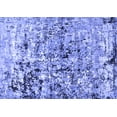 thumbnail image 1 of Ahgly Company Machine Washable Indoor Rectangle Oriental Blue Industrial Area Rugs, 4' x 6', 1 of 4