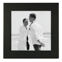 5x5 Picture Frame LINEAR - Black Wood