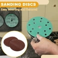 thumbnail image 6 of Unique Bargains 10 Pcs 6inch 800 Grit Universal Sanding Discs - Round Hook and Loop Sandpaper - White Paper Red, 6 of 6