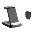 thumbnail image 1 of 3 In 1 Wireless Charger Station For Phone 15W Fast Wireless Charger For Earphone Watch, Wireless Charger Station ,Quick Charge Advantage, 1 of 7