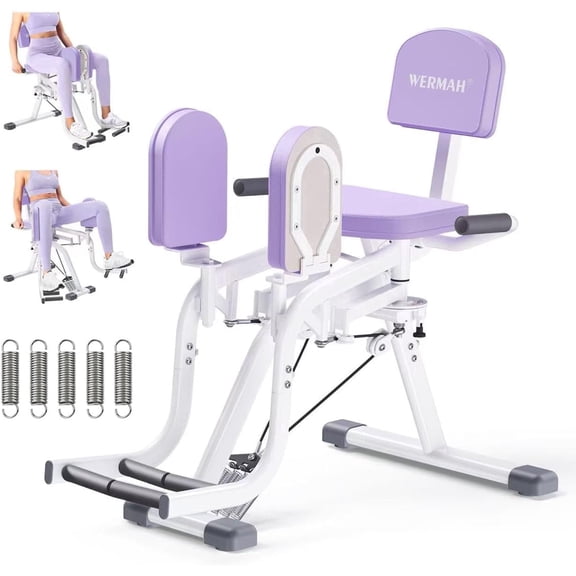 Hip Adduction Abduction 5-Level 29-165lbs Adjustable Resistance Compact Inner and Outer Thigh Workout for Women