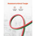 thumbnail image 4 of VEVOR Oxygen Acetylene Hose 1/4-Inch x 15FT T Grade Hose 300PSI Max Working Pressure, 4 of 9