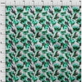 thumbnail image 3 of oneOone Polyester Lycra Aqua Blue Fabric Florals Fabric For Sewing Printed Craft Fabric By The Yard 56 Inch Wide, 3 of 4