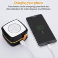 thumbnail image 4 of Linterna de camping plegable, solar, recargable por USB, con 3 modos de luz, LED, para senderismo y emergencias., 4 of 5
