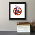 thumbnail image 3 of Gallery Pops Pokemon - Koraidon Sparkle Badge Wall Art, Black Framed Version, 12" x 12", 3 of 5