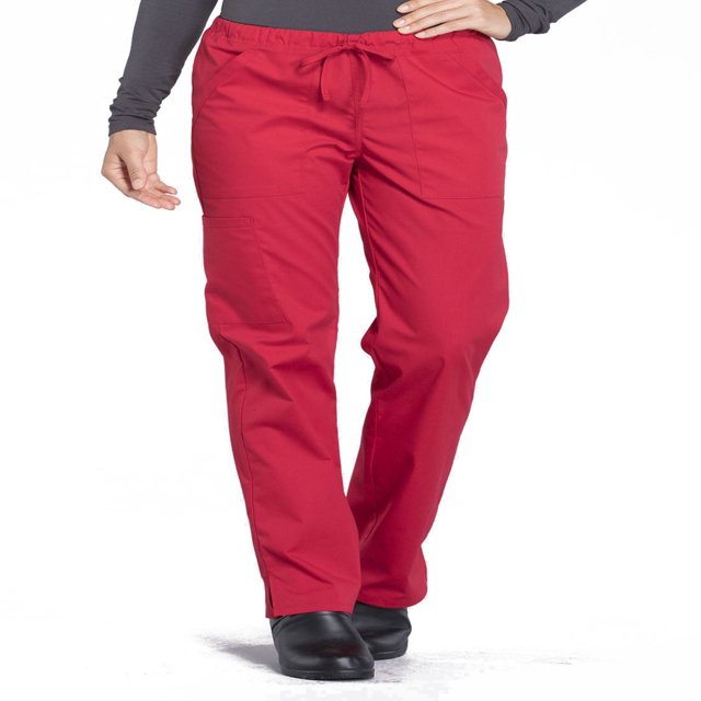 CHOK Workwear Professionals Women‘s Scrubs Pant Mid Rise Straight Leg Drawstring WW160