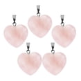 thumbnail image 2 of Collares con Piedras Cristal Rosado Salvador 5 Piezas, 2 of 6