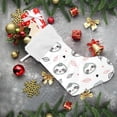 thumbnail image 5 of Coolnut Christmas Stockings 1PCS,Little Baby Sloth Face Big Xmas Stockings Gift Decorations and Party Supplies,Used for Fireplace Decoration Socks Christmas Tree Decoration, 5 of 7