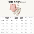thumbnail image 2 of U·nikaka Infant Baby Girls Clothes Set Letter Print Romper +Pant +Headband Outfits 3PCS (0-18 Months), 2 of 8