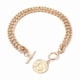 thumbnail image 2 of Pulsera con charm de corazón de acero inoxidable para mujer, joya elegante y duradera, 2 of 8
