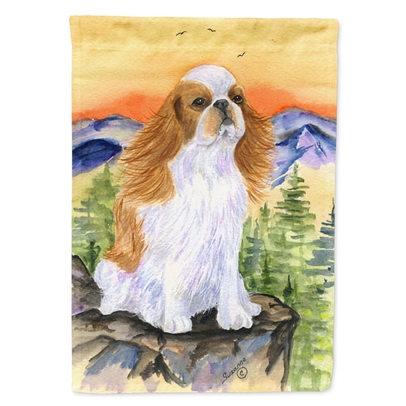 English Toy Spaniel Garden Flag