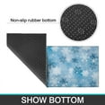 thumbnail image 6 of Light Blue Christmas Snowflake Pattern Kitchen Rugs Sets Of 2,Anti Fatigue Kitchen Mat Rugs Non Slip Washable,Decorative Kitchen Floor Mats for Kitchen,Sink,Laundry,17"x30"+17"x47", 6 of 7