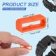thumbnail image 2 of Soporte para Banda de Reloj Uxcell, Reemplazo Universal de Banda de Silicona para Reloj, Partes de Sujeción de Correa para Reloj Deportivo Naranja 18 mm, 2 of 7