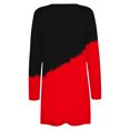 thumbnail image 4 of CEHVOM Femmes Mode pour Femmes Cardigan à Manches Longues à Rayures Imprimées Manteau Décontracté Hauts/veste Liquidation, 4 of 5