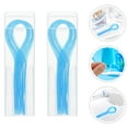 thumbnail image 4 of 100 enhebradores de hilo dental de nailon para aparatos dentales, enhebradores profesionales., 4 of 7