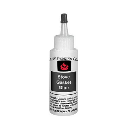 AW Perkins 83AW Stove Gasket Glue - Clear Liquid Water Glass