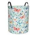 thumbnail image 2 of Bingfone Butterflies Waterproof Foldable Laundry Hamper Bucket With Handles For Storage Bin,Clothes Hamper (Small ), 2 of 8