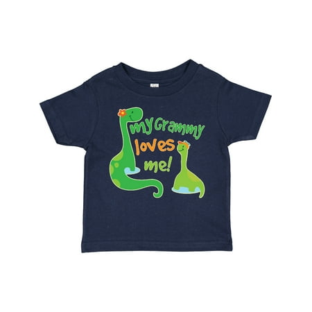 

Inktastic My Grammy Loves Me Grandson Gift Toddler Boy Girl T-Shirt