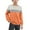 Orange, variant on AIEOTT Boys 2025 Long Sleeve Sweatshirt Casual Basic Crewneck Pullover Toddler/Child/Tween Fall Patchwork Shirts Size 1-15 Years