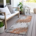 thumbnail image 6 of Addison Rugs Chantille Indoor/Outdoor Transitional Abstract Terracotta Washable Runner Rug, 2'3" x 7'6", 6 of 6