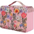 thumbnail image 1 of GHSDFBB Twill Fabric Pencil Case, Pink Flower, 252 Count, 1 of 6