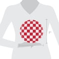 thumbnail image 4 of Red and White Check Disposable Paper Plates, 7", 8 Count, Patriotic by Way To Celebrate, 4 of 4