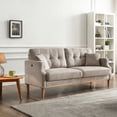 thumbnail image 2 of Light Gray Sofa - 93.50 lb Weight - Indoor Living - Sturdy Seating, 2 of 4