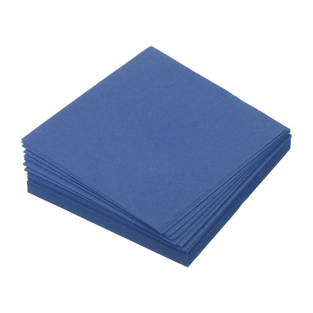 Uxcell Origami Paper Double Sided for Art Craft Project Beginner 100 Sheets Navy Blue 2.5x2.5 inch