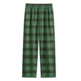 thumbnail image 2 of JOANKDMI Teen Boys Girls Plaid Lounge Pants Size 15-16 Relaxed Fit Elastic Waist Sleepwear Comfy Pajama Bottoms Classic Tartan Everyday Casual Nightwear Trousers, 2 of 7