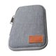 thumbnail image 5 of Bolsa de almacenamiento multifunción para accesorios digitales, protección electrónica, organizador para teléfono, cable USB, auriculares (gris), 5 of 6