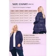 thumbnail image 5 of Women's Plus Size Casual Long Sleeve Draped Open Front Solid Cardigan XL-4XL, 5 of 5